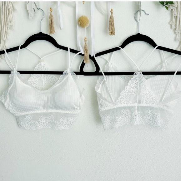 BOUTIQUE LACE RACERBACK BRALETTES - Picture 3 of 6